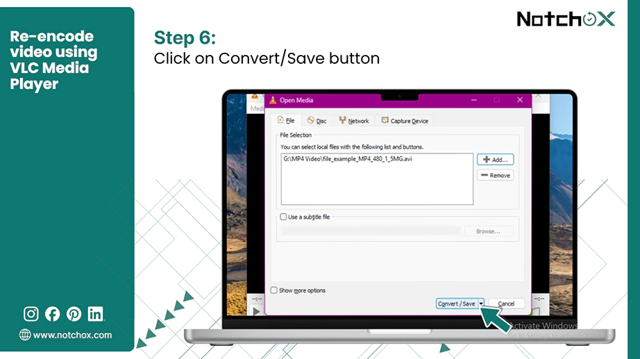 Click on Convert Save button