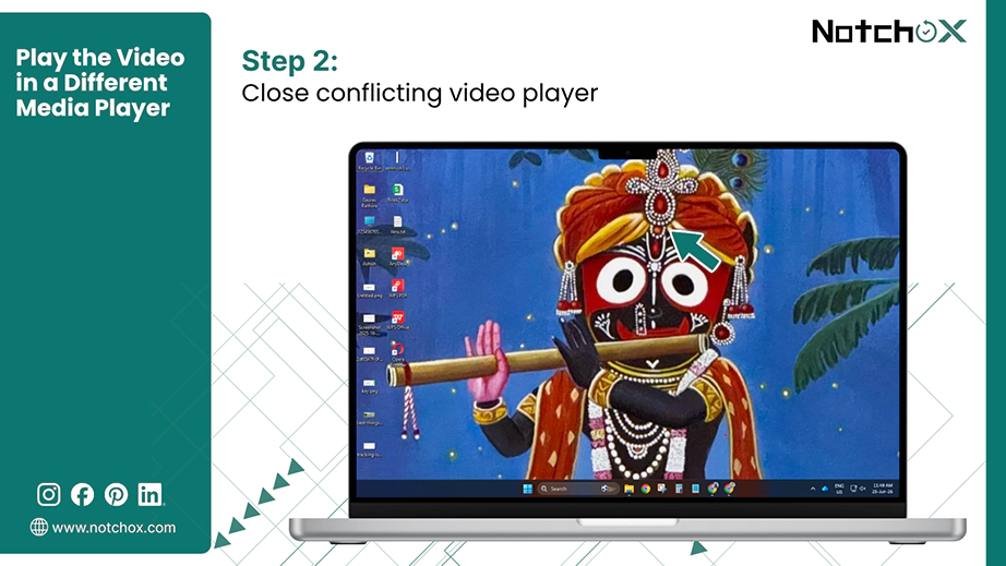 Close conflicting video player