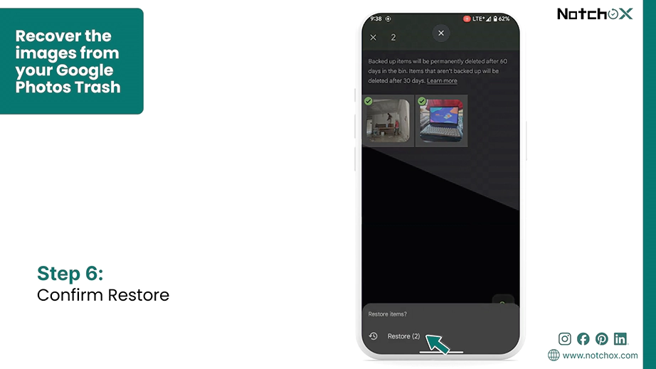 Confirm Restore