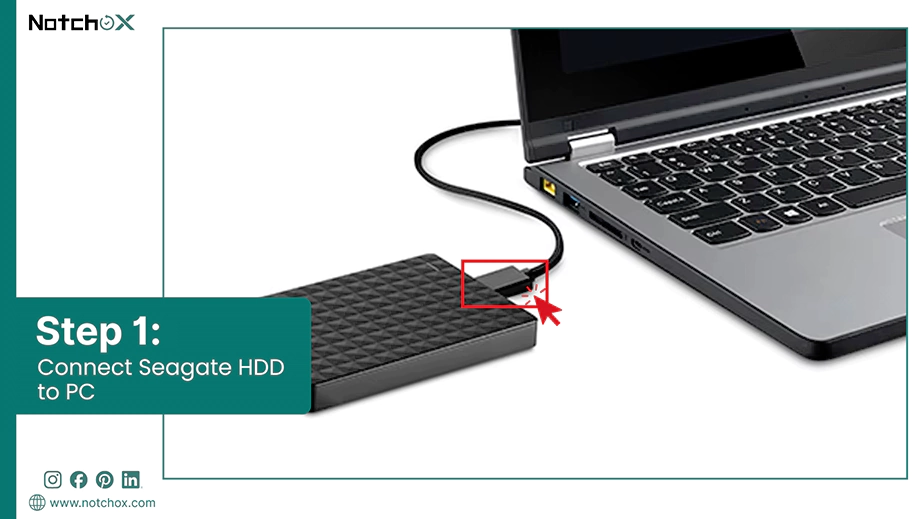 Connect Seagate HDD to PC