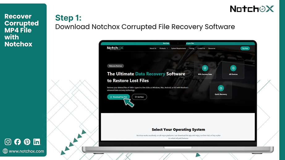 Download Notchox Corrupted File Recovery Software