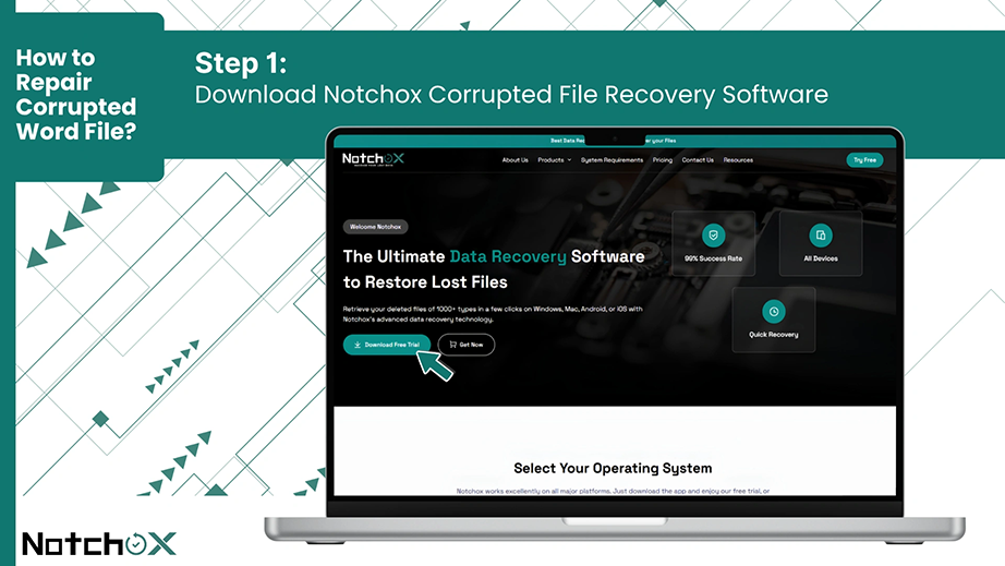 Download Notchox Corrupted File Recovery Software