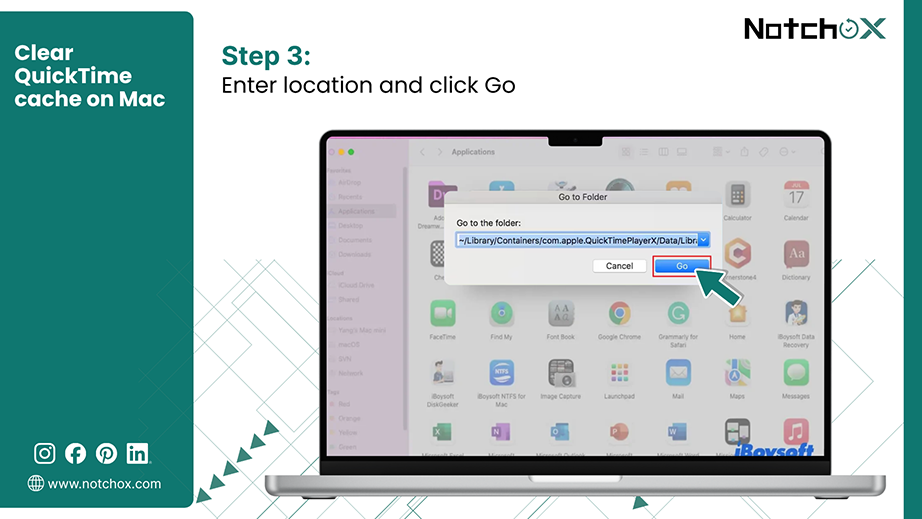 Enter location and click Go