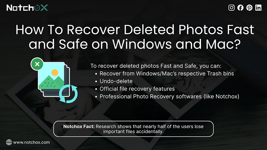 How To Recover Deleted Photos Fast and Safe on Windows and Mac