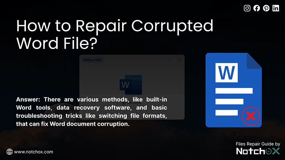 How to Repair Corrupted Word File
