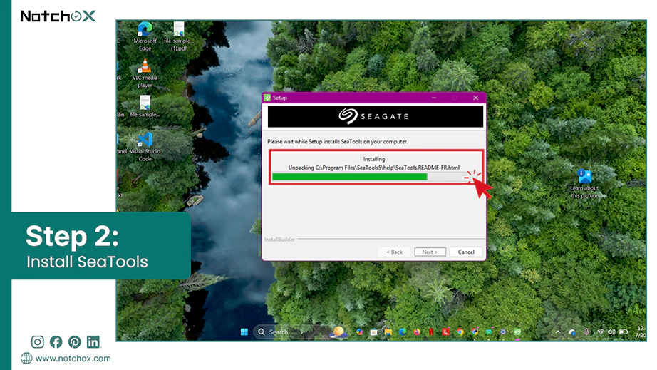 Install SeaTools