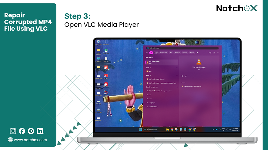 Open VLC Media Players