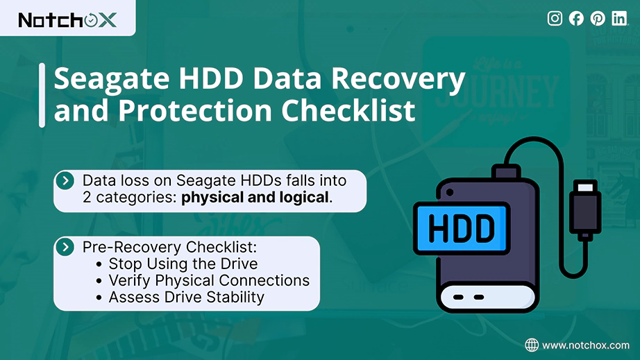 Seagate HDD Data Recovery and Protection Checklist