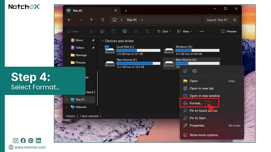 Select Format