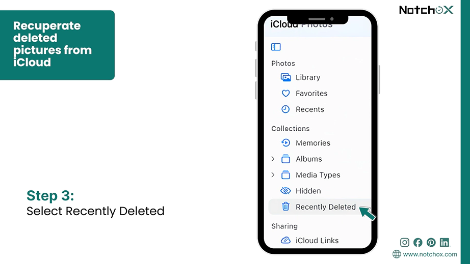 Select Recently Deleted