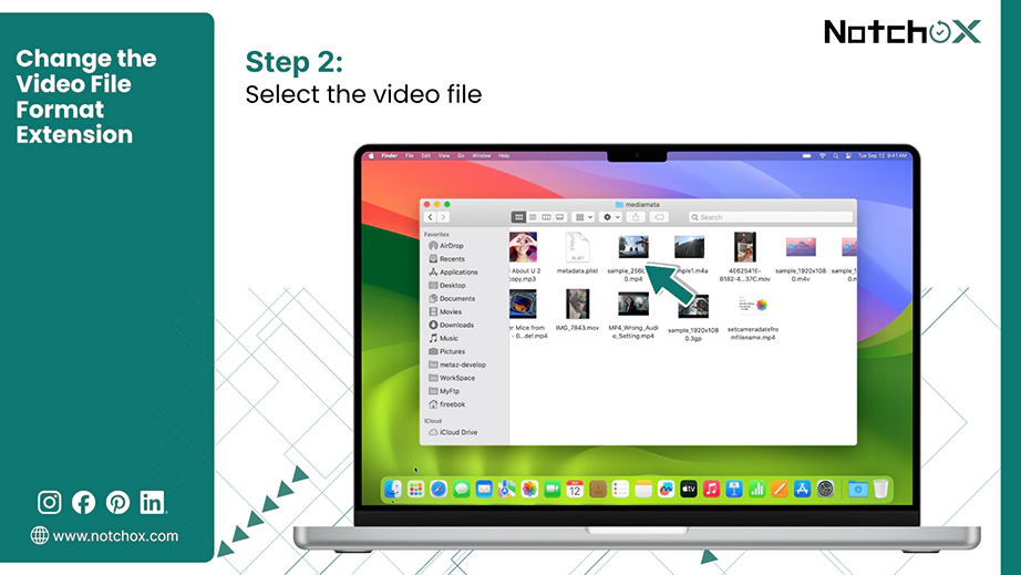 Select the video file
