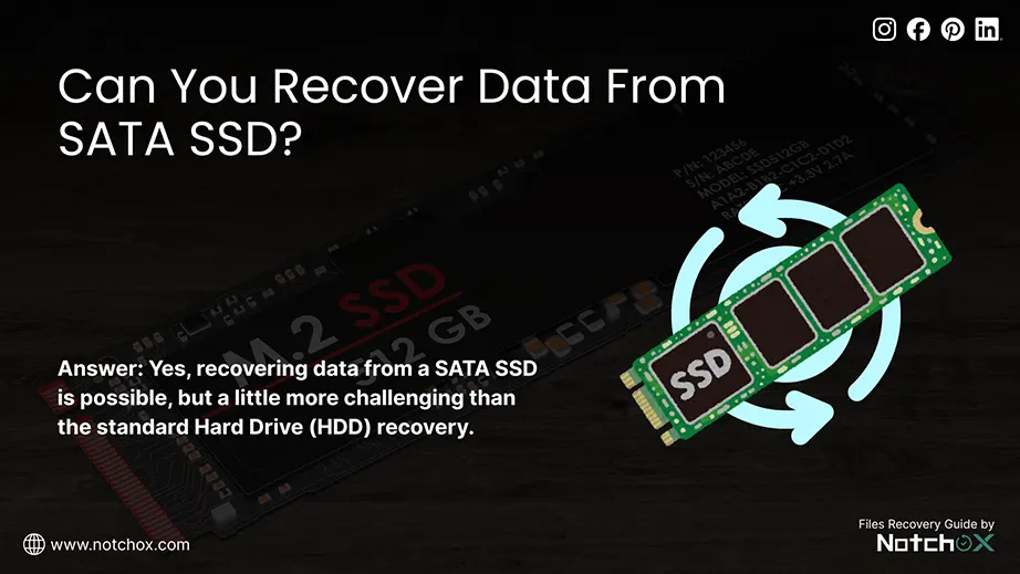 Can You Recover Data From SATA SSD