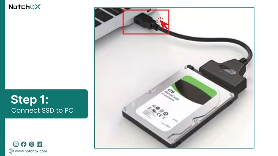 Connect SSD to PC