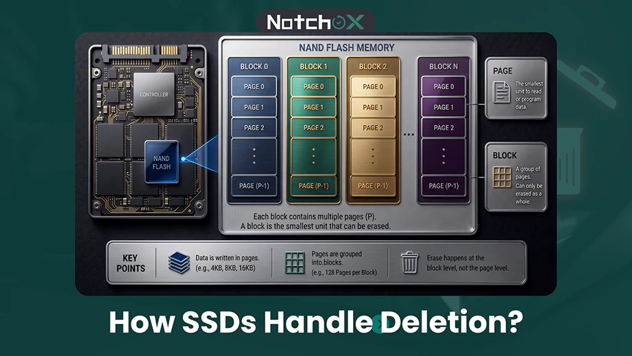 How SSDs Handle Deletion
