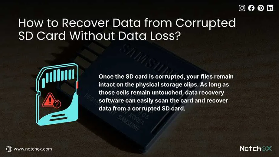 How to Recover Data from Corrupted SD Card Without Data Loss