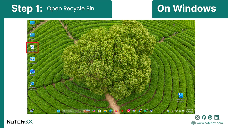 Open Recycle Bin