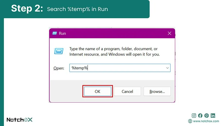 search temp in run