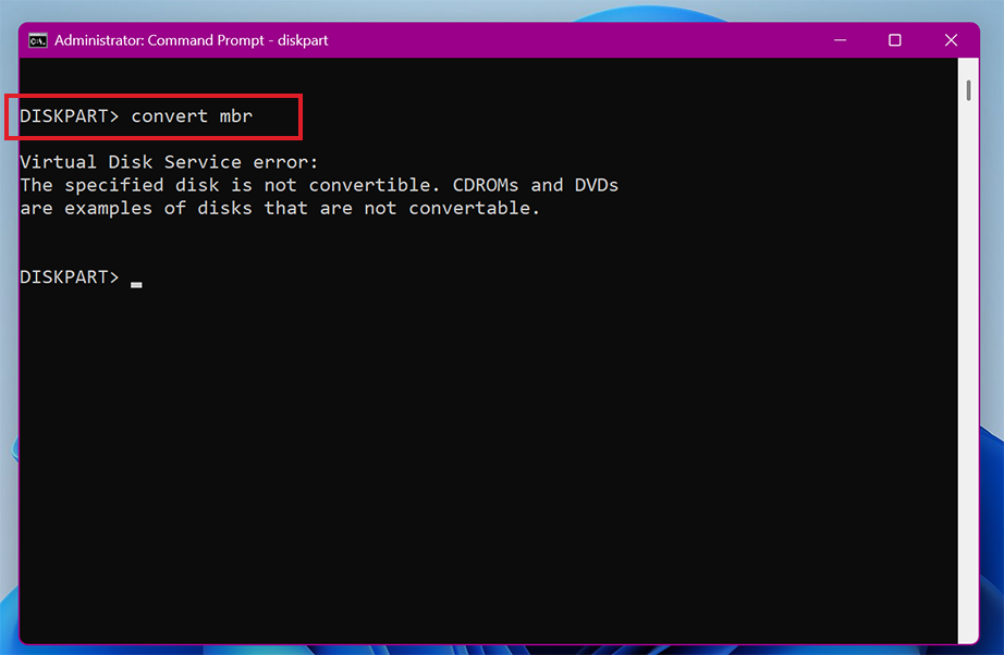 Convert command