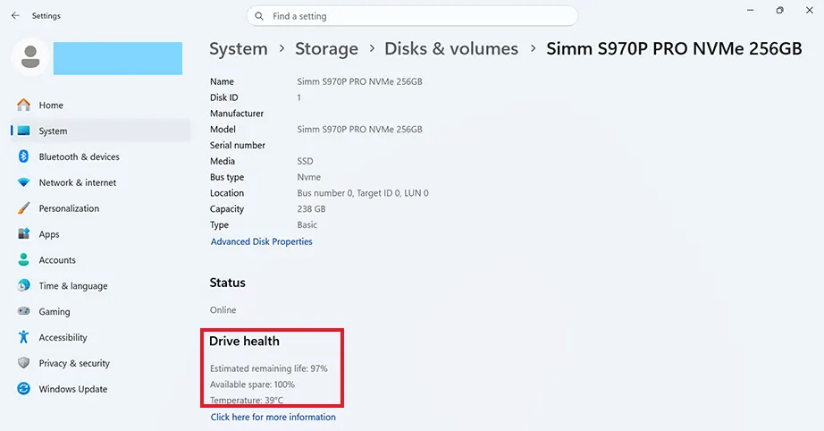 Drive health