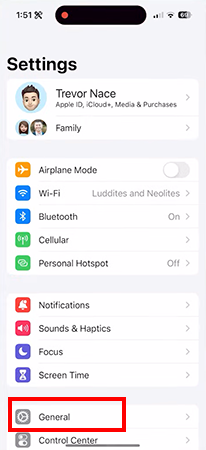 General settings