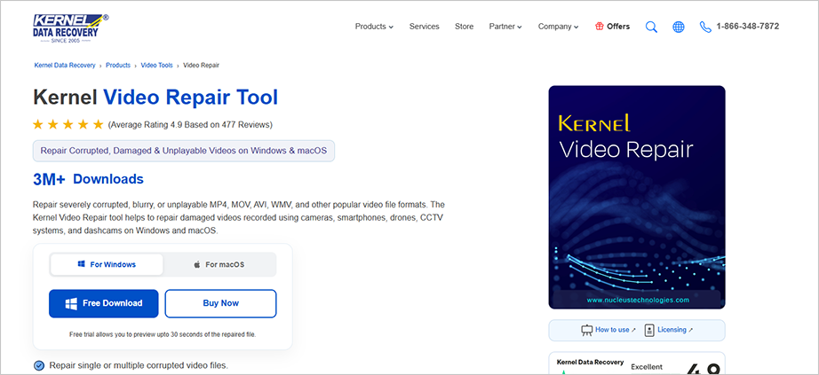 Kernel Video Repair Tool