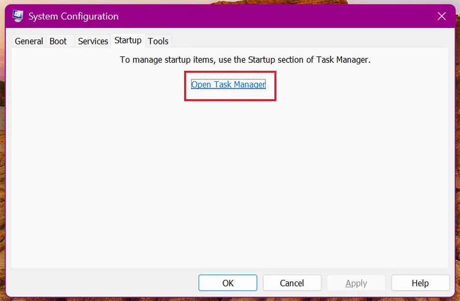 Open Task Manager