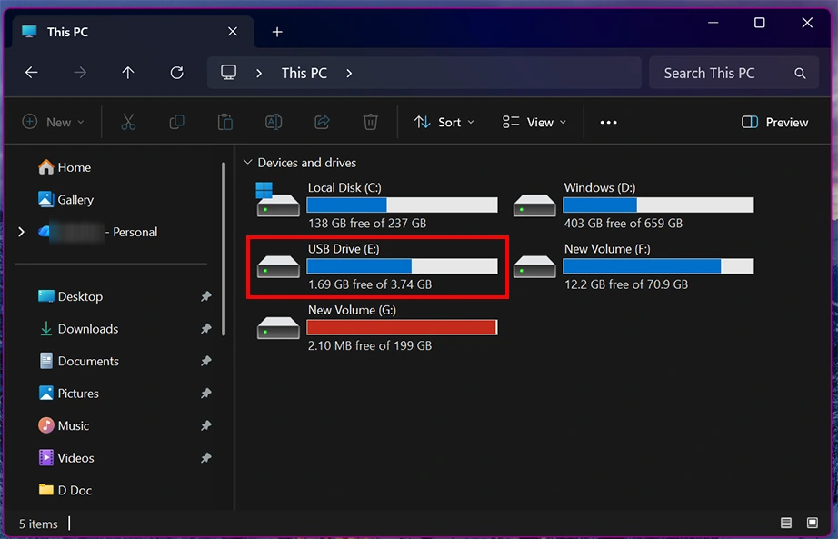 Select your drivee