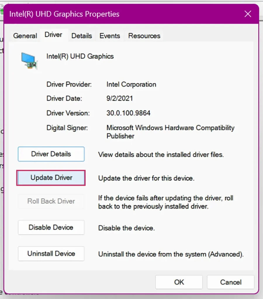 Update Driver