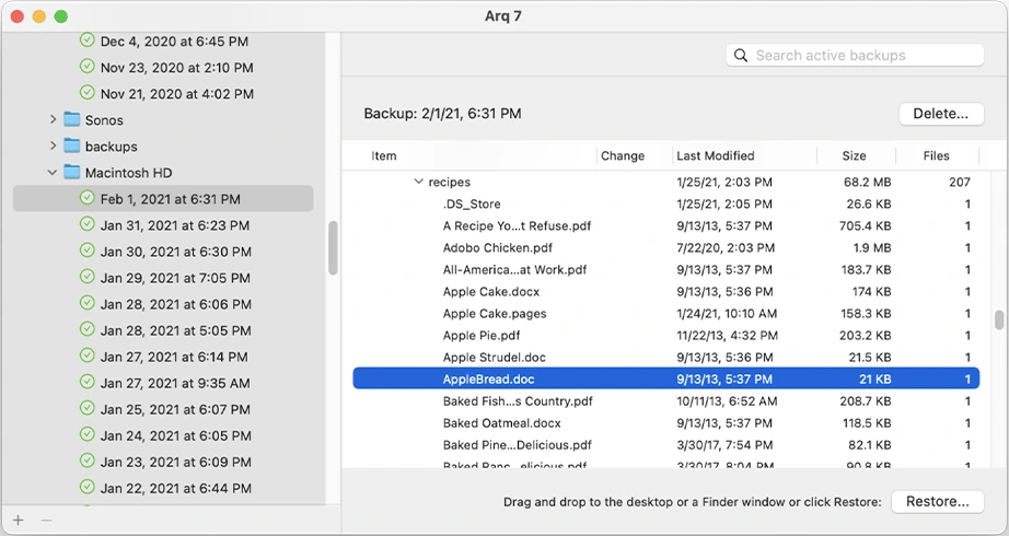 Arq Backup