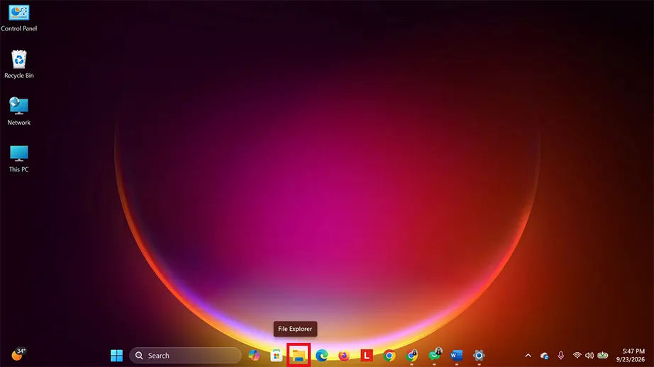 Open File Explorer