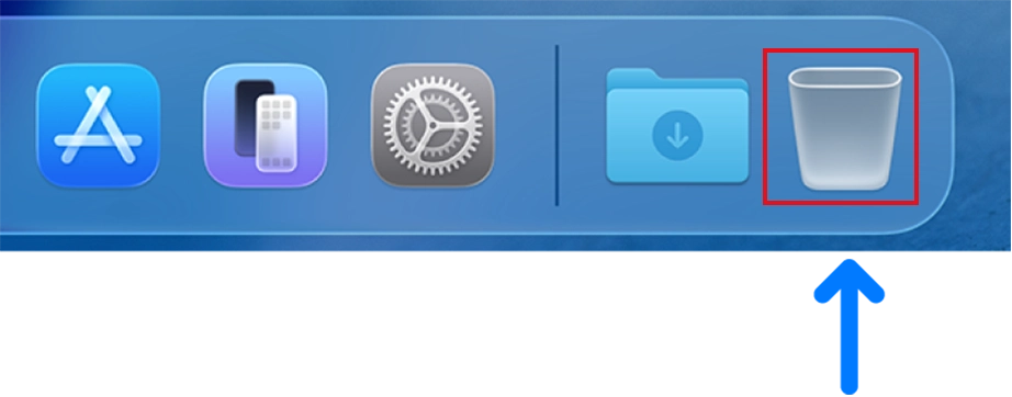 Open Mac Trash