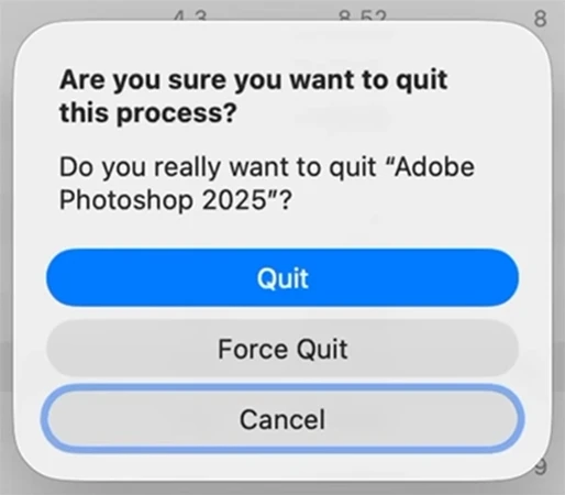 Quit process