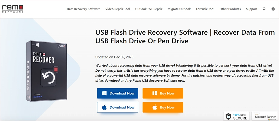 Remo Flash Drive Recovery Software