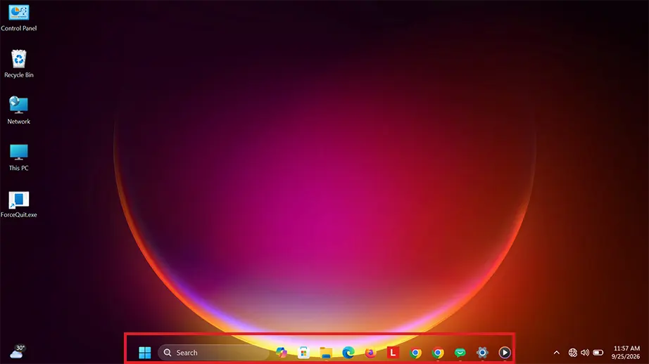 Windows 11 Taskbar