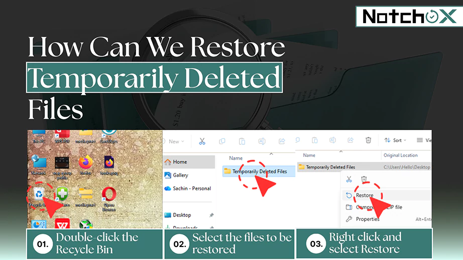 How Can We Restore Temporarily Deleted File